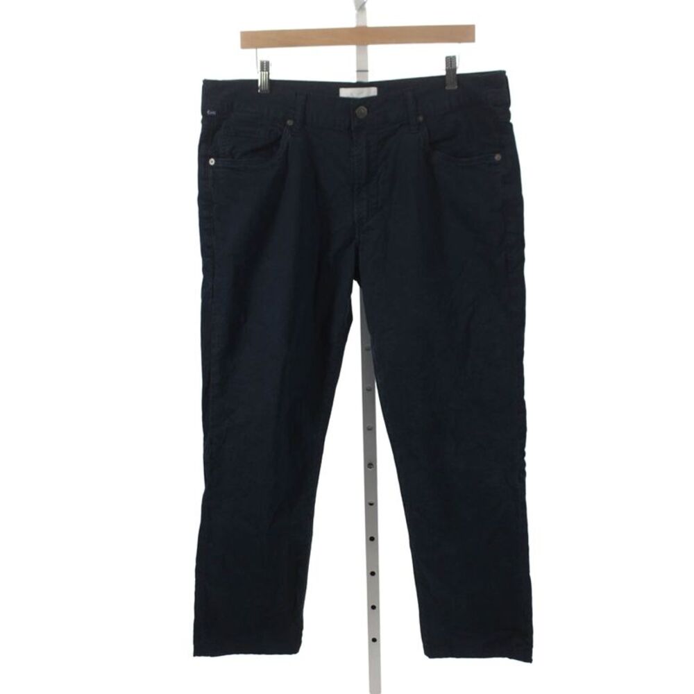 Citizens of Humanity Mens Chino Pants Blue Button Cotton Stretch Size 36